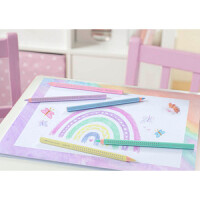FABER-CASTELL Buntstift Jumbo Grip Pastell 5er-Etui