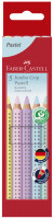 FABER-CASTELL Buntstift Jumbo Grip Pastell 5er-Etui