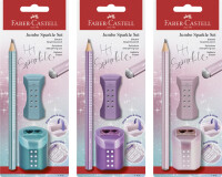FABER-CASTELL Bleistiftset Jumbo Sparkle Set Cosmic