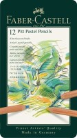 FABER-CASTELL Farbstift Pitt Pastel 12er Metalletui