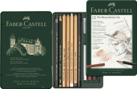FABER-CASTELL Set Pitt Monochrome klein Metalletui