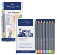 FABER-CASTELL Aqua.st. Gofa Aqua Pastell 12er Metallet