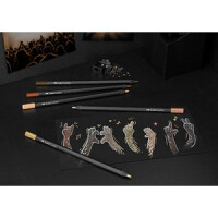 FABER-CASTELL Buntstifte Black Edition Skin Tones 12er