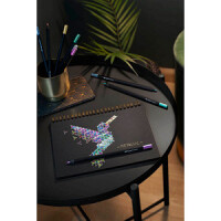 FABER-CASTELL Buntstifte Black Edition Metallic