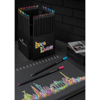 FABER-CASTELL Buntstifte Black Edition 50er Kartonetui