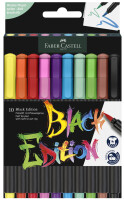 FABER-CASTELL Filzstift Black Edition 10er Etui