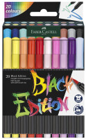 FABER-CASTELL Filzstift Black Edition 20er Etui