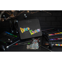 FABER-CASTELL Buntstifte Black Edition 100er Metallet.