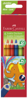 FABER-CASTELL Buntst. dreikant Jumbo 5.4mm 6er Karton