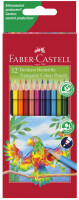 FABER-CASTELL Buntstift dreikant 12er Kartonetui