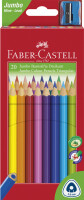FABER-CASTELL Buntst. Dreikant Jumbo 20er Kartonetui