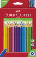 FABER-CASTELL Buntst. Dreikant Jumbo 30er Kartonetui