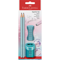 FABER-CASTELL Schreibset Sparkle Cosmic BK+Acc.