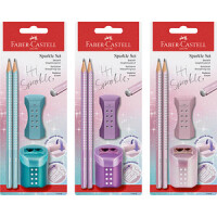 FABER-CASTELL Schreibset Sparkle Cosmic BK+Acc.