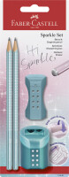 FABER-CASTELL Schreibset Sparkle BK+Acc. ocean