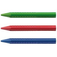 FABER-CASTELL Radierbare Kreide Jumbo Grip 12er