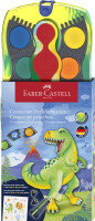 FABER-CASTELL Farbkasten Connector 12 Farben Dino