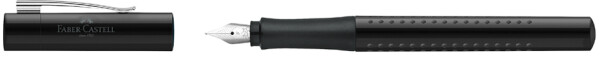 FABER-CASTELL Füller Grip 2010 F schwarz