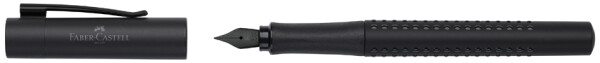FABER-CASTELL Füller Grip Edition F All Black