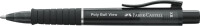 FABER-CASTELL Kugelschreiber Poly Ball View schwarz
