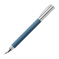 FABER-CASTELL Füller Ambition Edelharz blau M