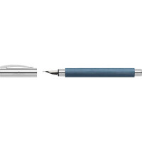 FABER-CASTELL Füller Ambition Edelharz blau M