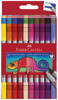 FABER-CASTELL Doppelfasermaler 20er Etui