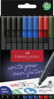 FABER-CASTELL Finepen Grip 0.4 10er Etui Office