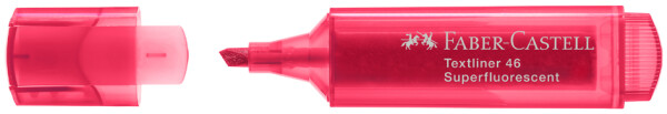 FABER-CASTELL Textmarker TL 46 Superfluor rot