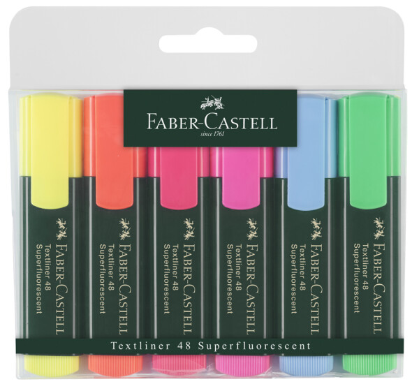 FABER-CASTELL Textmarker TL 48 6er Etui