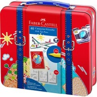 FABER-CASTELL Filzstift Connector Reisekoffer