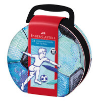 FABER-CASTELL Filzstift Connector Fußballkoffer