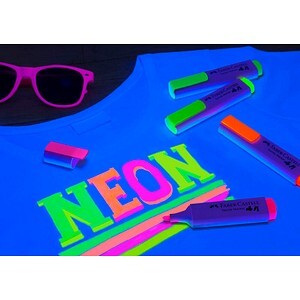 FABER-CASTELL Textilmarker neon 4er BK
