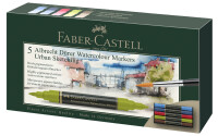 FABER-CASTELL Aquarellmarker A. Dürer 5er Etui USk