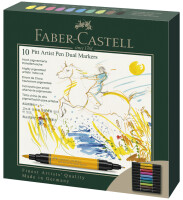 FABER-CASTELL Tuschestift PAP Dual Marker 10er Etui