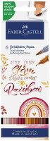 FABER-CASTELL Gofa Aqua Dual Marker Lettering Set BoHo