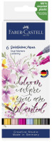 FABER-CASTELL Gofa Aqua Dual Marker Lettering 6x