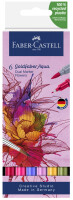 FABER-CASTELL Gofa Aqua Dual Marker Blumen 6x