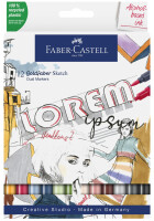 FABER-CASTELL Sketch Marker Goldfaber 12er Etui