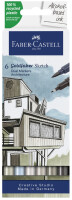 FABER-CASTELL Sketch Marker Gofa 6er Etui Architekt