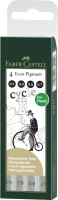 FABER-CASTELL Tintenschreiber Ecco Pigment 0,2/4/6/8