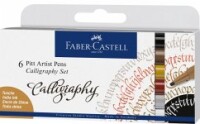 FABER-CASTELL Tuschestift Pitt Artist Pen C 6x