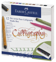 FABER-CASTELL Tuschestift Pitt Artist Pen C 12er A.box