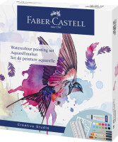 FABER-CASTELL Aquarellmalset inkl. Zubehör 18-teilig