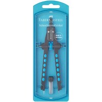 FABER-CASTELL Zirkel Schnellverstell. Factory blau