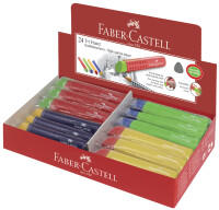 FABER-CASTELL Radierer Tri PVC-frei sort. 24x