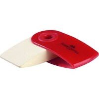 FABER-CASTELL Radierer Sleeve Mini rot/blau 24x