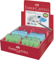 FABER-CASTELL Radierer Sleeve Mini trans. 24x sortiert