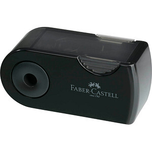 FABER-CASTELL Spitzer Klappspitzdose Sleeve Mini sw