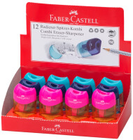 FABER-CASTELL Spitz-Rad Kombi Mini farbig sort. 19